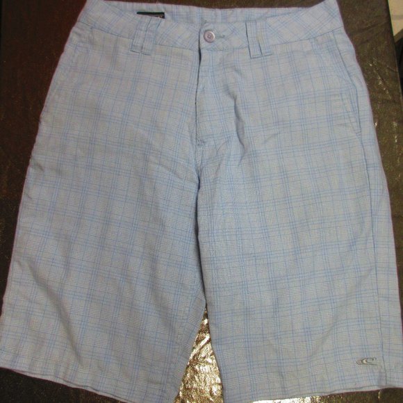 Oneil Blue Plaid Shorts Size 30 Mens - Picture 1 of 9